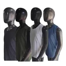 Kit 4 Camisa Infantil Regata 100% Algodão Malha Penteada Premium 4 Peças 30.1