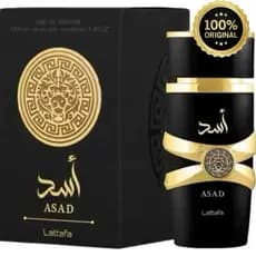 Perfume Asad Lattafa Eau de Parfum 100ml Masculino Original Árabe Premium
