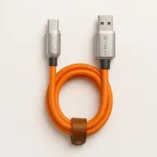 Cabo Carregador Usb-6A 1.2M IT-Blue tempestade metalica LE-862C conector Liga Zinco cabo revestido de silicone