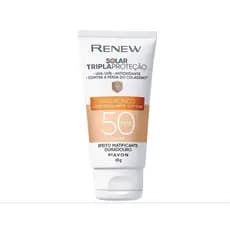 Avon Renew Protetor solar Hialurônico FPS50  Cor Clara 40g
