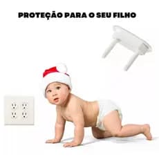 Protetor p/ tomada 4 unidades