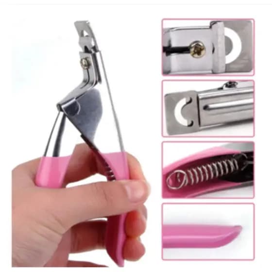Alicate Cortador De Unha Postiça Gel Tips Acrigel Acrilica