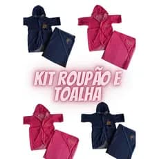 Conjunto Toalha De Banho Com Roupão