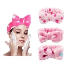 Faixa de Cabelo Para Maquiagem e Skincare - Pelúcia Cores e Modelos Variados