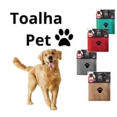 Toalha Pet Microfibra Celeste