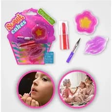 Estojo Maquiagem Infantil Batom e Brilho Sweet Cakes Discoteen