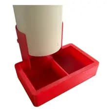 Tratador Para Aves Grande Anti Desperdicio Automatico Forte Sn Vermelho