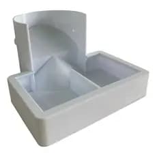Tratador Para Aves Grande Anti Desperdicio Automatico Forte Sn Branco
