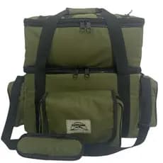Bolsa Tática Para Pesca Caça Camping Grande 61l Tralhas Pesca de Praia Dupla Extra Grande Rip Stop