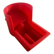 Tratador Para Aves Frangos Galinha Anti Desperdicio Forte Sn Vermelho