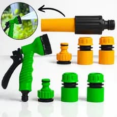 Kit Esguicho Pistola Engate Rápido Mangueira Irrigação Jardim Lavagem