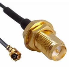 Cabo Pigtail UFL Mini Pci X RP-SMA Macho Modelo C1 24cm