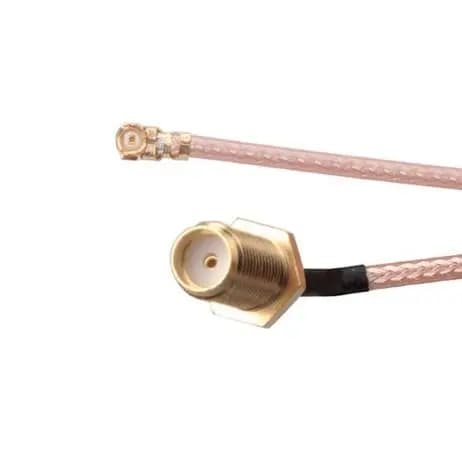 Cabo Pigtail UFL Mini Pci X RP-SMA Fêmea 21.7cm