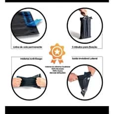Kit Envelope de Segurança com 200 unidades embalagem cinza auto colante - Varias medidas