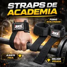 Tala Strap Musculação Academia Munhequeira -Envio Imediato