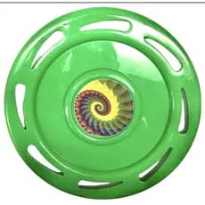 Disco de Lancar Frisbee 21x21 Brinquedo de Parque Brinquedo Pet