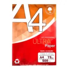 Papel Sulfite A4 500 Folhas Ultra Paper Cor Branca
