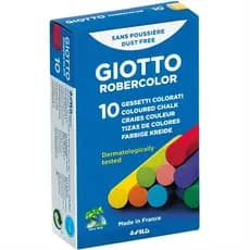 Giz Escolar Plastificado Giotto com 10 Colorido - Canson