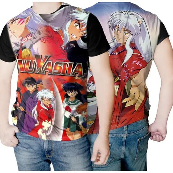 Camisa Camiseta de Anime Inuyasha Unissex