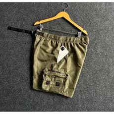 Bermuda Cargo Masculina Tactel Leve – Estilo, Conforto e Bolsos com Zíper