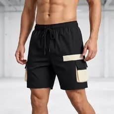 Short Cargo Masculino Streetwear Com Bolso Lateral Estilo Rua E Para Academia - Bermuda