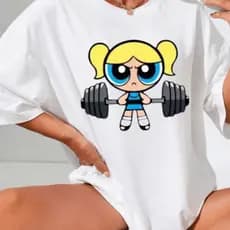 T-Shirt Camisetão Feminina Gym Academia Treino Premium