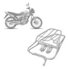 Bagageiro Cromo Forte Tubo Titan 150 / Titan 150 Sport 2004/08
