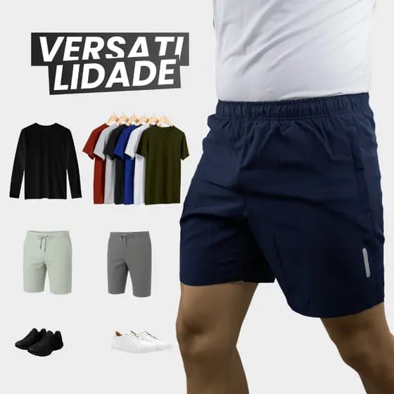 Shorts Calção Masculino Esportivo Com Bolso Tactel Lycra Treino Verão Bermuda Tactel Masculina Praia Mauricinho