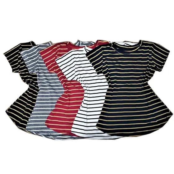 Kit 3 Blusa Feminina Estampas LISTRADA De Fabrica Atacado Revenda