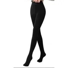 Meia Calça Fio 80  Feminina Térmica Flanelada Confortável Com Pé