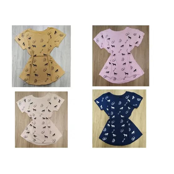 Kit 3 Blusa T-shirt Feminino Estampa Cavalo  Ferradura Pequeno Para Revenda