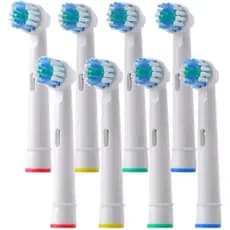Kit 4/12 Refil Compatível Escova Elétrica Oral B Cabeça de Substituição de Escova de Dente Limpeza