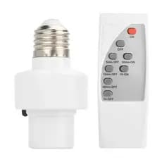 Soquete e27 com Controle Infravermelho Inteligente Sem Fio 110v-220v Bocal Interruptor para Lâmpada
