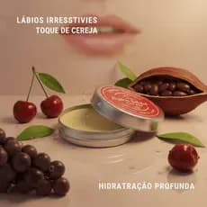 Balm Labial Hidratante Senhor Saboeiro com Manteigas e Óleo Essencial 15g