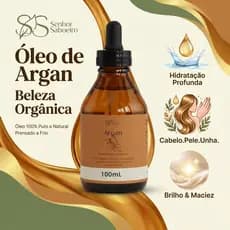 Óleo de Argan 100% Puro Original Qualidade Superior - Corporal e Capilar