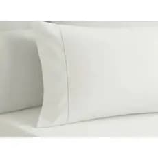Kit 2 Fronhas Branca 80x60cm Percal 200 Fios Toque Macio