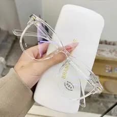 armaçâo Óculos Feminino Transparente Anti luz Azul Sem Grau feminino Moda PS01