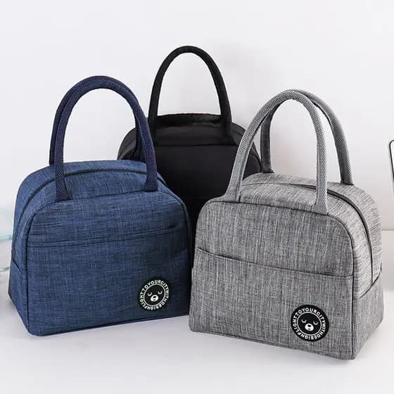 Atacado Kit Lancheira Bolsa Marmiteira Térmica Reutilizável Trabalho Escola Academia Prova de Vazamentos