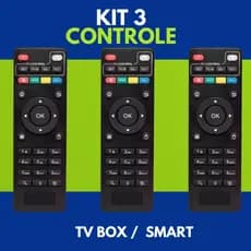 Controle Remoto Universal para TV Box – Compatível com Android TV / Smart TV Box