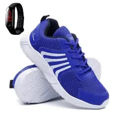 Tenis Masculino Sapatenis Na Promoção Confortavel + Relogio Esporte