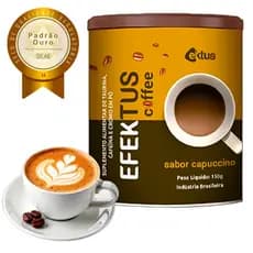Super Café Efektus Coffee - Café Solúvel antioxidante Com Colágeno E Psyllium + Energia - Ektus