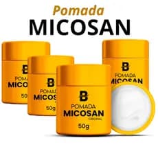 Pomada Micosan Creme 4 Com Unidades Mikoziu Original - Micoses Clareador Facial de Manchas 50g Cicatrizante