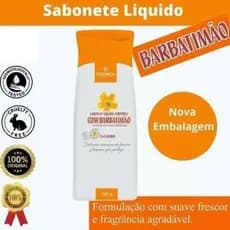 Sabonete Liquido Corporal com Barbatimão 290ml Regenerador - Dokmos