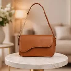 Bolsa Feminina Luxuosa Alça Corrente Couro Sintético Várias Cores Bolsa Clássica Tendência Feminina