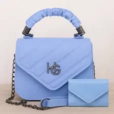 Bolsa Feminina Transversal De Lado + Carteira