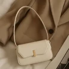 Bolsa Feminina Transversal Media Tiracolo De Mão Couro Sintético Blogueira Luxo Casual