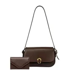 Kit 1 Bolsa Feminina Baguete + Carteira Top Lindas Super Promoção