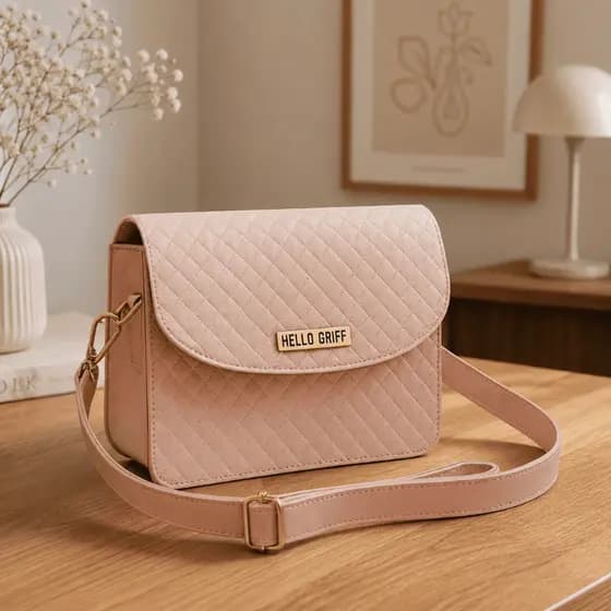 Bolsa feminina de lado tiracolo transversal alça regulavel Couro PROMOÇÃO