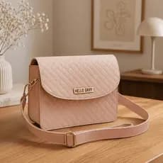 Bolsa feminina de lado tiracolo transversal alça regulavel Couro PROMOÇÃO