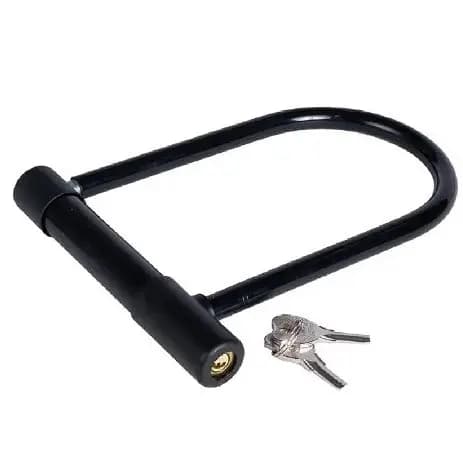 Cadeado em U para Bicicleta e Motocicleta Anti Furto Trava Tranca Moto